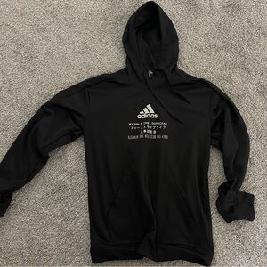 Adidas Black Pullover Hoodie Sweatshirt